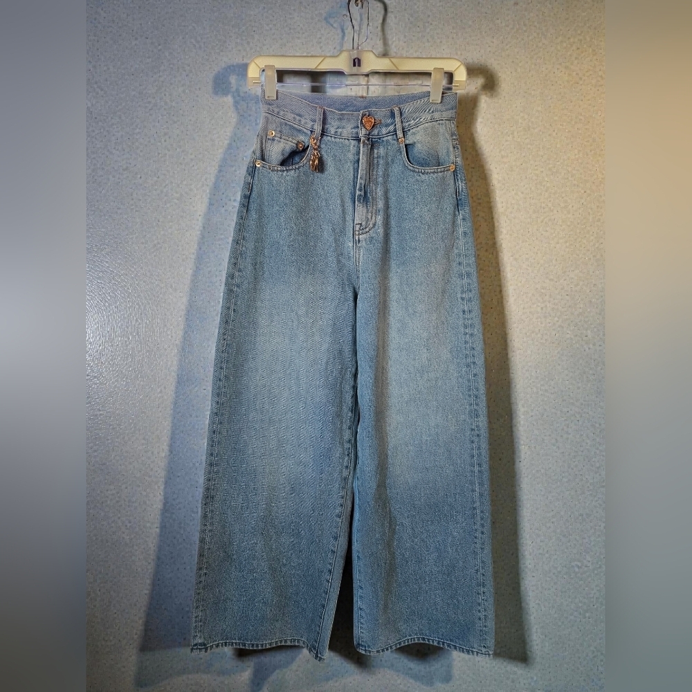 Zimmermann “Crush” High Rise Wide Leg Jeans – Size 25 - Picture 7 of 7